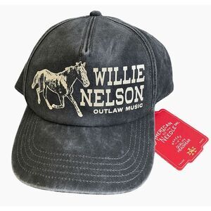 American Needle Black Willie Nelson Hat